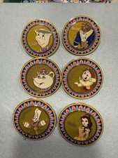 Beauty And The Beast Pin Set- Full Set Of 6 Pins