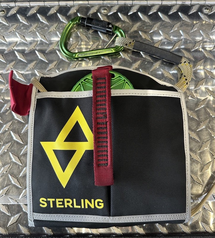Firefighter Bail Out kit Sterling Rope Personal Rescue System W/ Bag And Lanyard