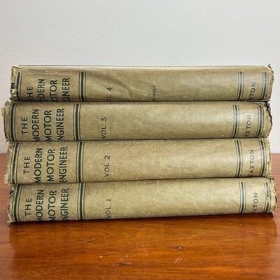 The Modern Motor Engineer Arthur W Judge 4 Vol Set Caxton Vintage Car Manuals
