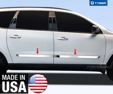 Chrome  Body Side Molding Trim Overlay 1.5" Wide Fit 09-17 Chevy Traverse 4P