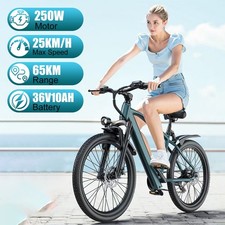 Elektrofahrrad 24/26 Zoll E-MTB Pedelec 250W NFC Hardtail Scheibenbremse 7G