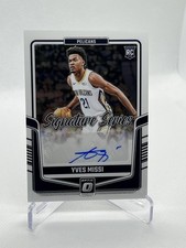 2024-25 Donruss Optic #SS-MIS Yves Missi Signature Series Spurs A25