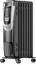 PELONIS Radiator Heater for indoor use Large Room with Remote, Silver ,Free ship