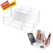 Nail Drill Organizer Box, Professional Organizer, 28 Capacity Clear 