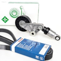 Bosch 6PK1900 Keilrippenriemen + Spanner FüR Saab Opel Omega Vectra B