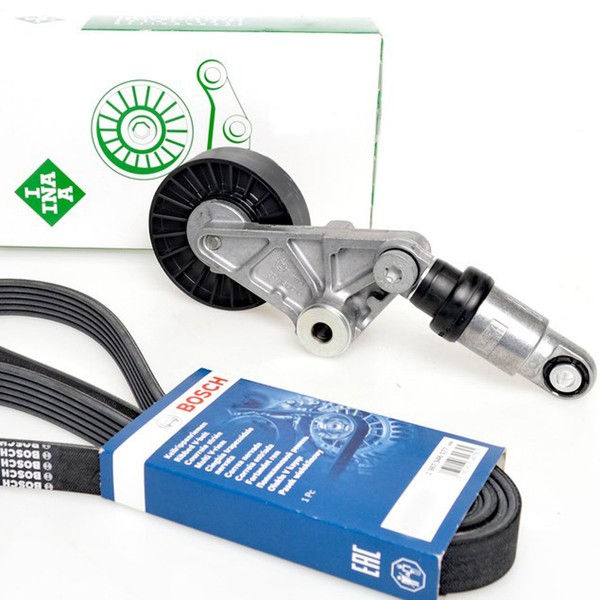 Bosch 6PK1900 Keilrippenriemen + Spanner FüR Saab Opel Omega Vectra B-image