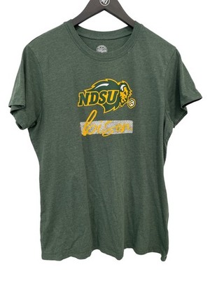 Rivalry Threads Graphic T Shirt Size XL NDSU Bison Crewneck Short Sleeve Green