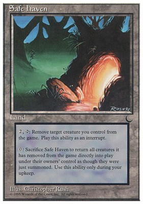 1x Safe Haven MTG - Chronicles - Light Play