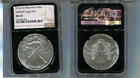 2020 (w) AMERICAN SILVER EAGLE 1 OUNCE SILVER COIN NGC MS69 8568T