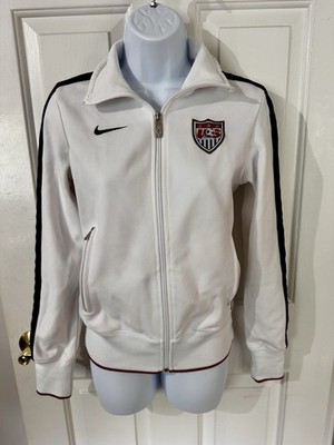 Nike USA Soccer Federation Full Zip Jacket White/Navy Size S