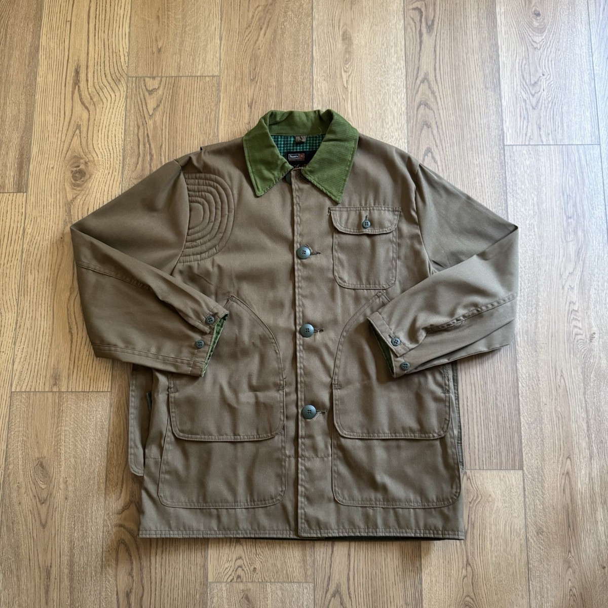 Vintage Sears Ted Williams Hunting Mens Medium Jacket 70s Chore