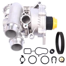 Aluminum Water Pump Kit Compatible with Audi A3 A4 A5 A6 Q3 Q5 TT A... Fast Ship