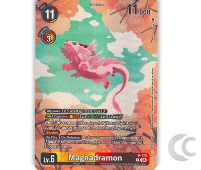 Magnadramon P-172 Promo Alt Art Digimon Card Game English NM