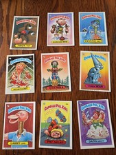 Garbage Pail Kids Topps 1986 Trading Card Lot 9 Cards Peel Here Troy Toy