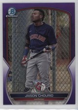 2023 Bowman Chrome Prospects Purple Refractor 94/250 Jaison Chourio #BCP-226 o7m
