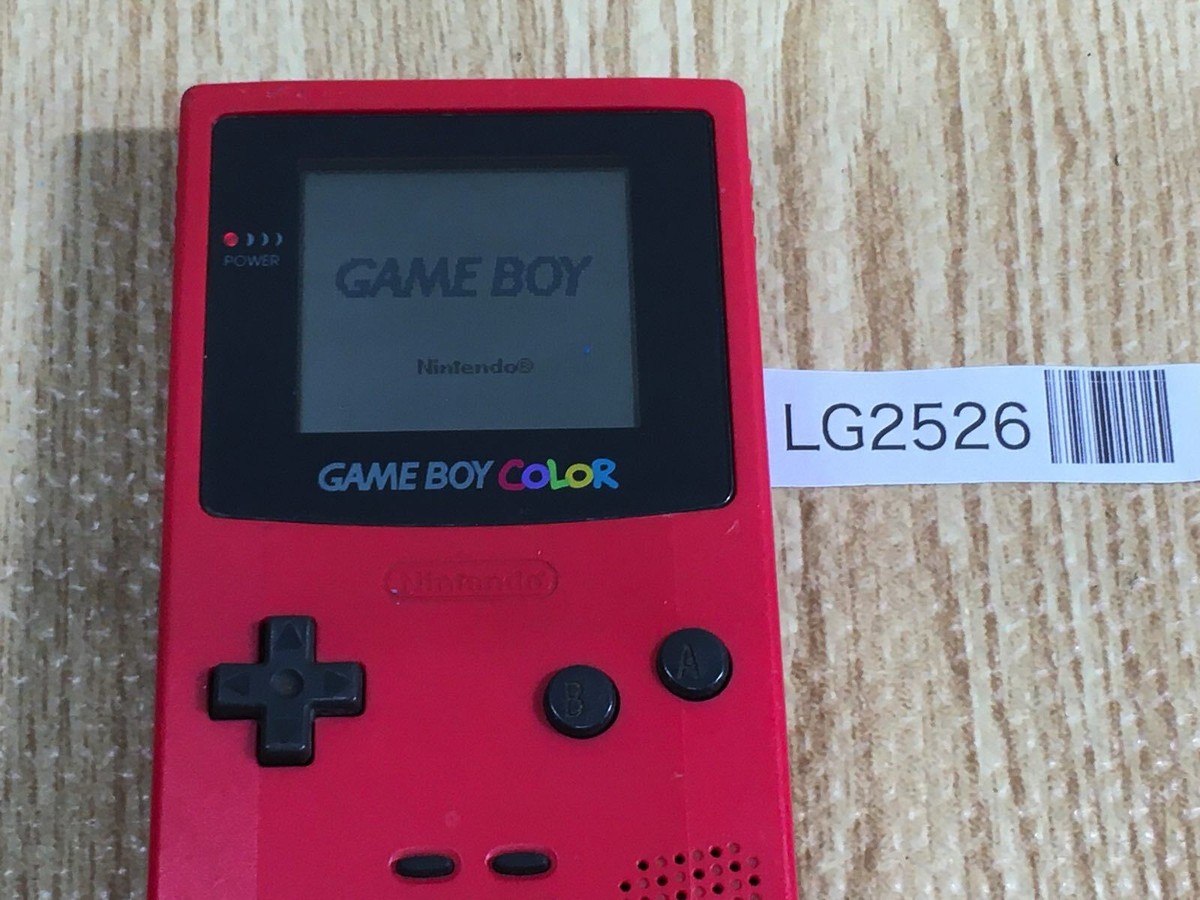 LG2526 GameBoy Color Red Game Boy Console Japan | eBay