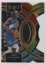 2023 Panini Select Premier Level Tie-Dye Prizm Die-Cut 1/25 Chris Livingston 7rv
