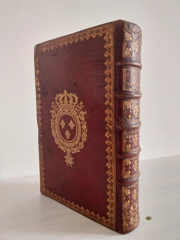 Office de la semaine sainte, aux armes Louis XV, maroquin rouge, Collombat, 1743 - Photo 2/4