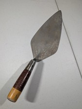 Marshalltown 33-11 London Masonry/Brick Trowel. Leather/Wood Handle
