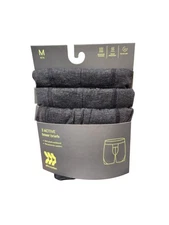 NWT All In Motion Mens Size M 32/34 Active Boxer Briefs Pack Of 3 Jersey Knit