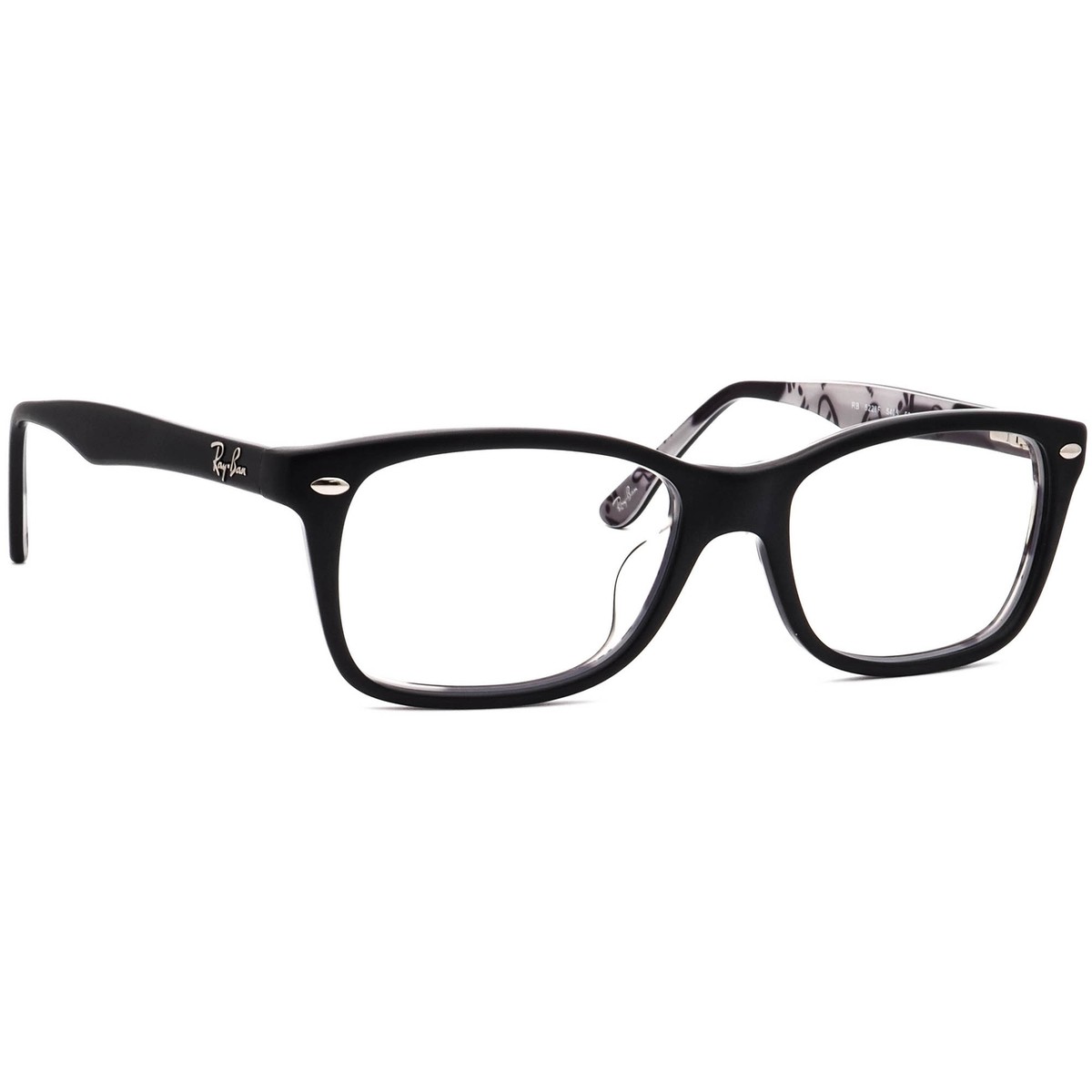 パリRay-Ban　5228F 5405 53□17 140 Ray-Ban Eyeglasses RB 5228F 5405 Matte Black Square Frame 53