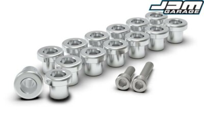 Superforma Rocker Cover Grommet Bolt Kit Silver For Nissan Silvia S15 VVT