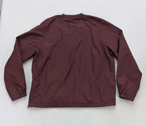 Joes USA Men's Jacket Size XL V-Neck Maroon Pullover Windbreaker Lightweight - Picture 14 of 18