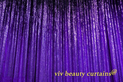 THEATER/STAGE Purple Crush Vintage Velvet Curtain Drape 12ft H Sound Proof - Picture 1 of 8