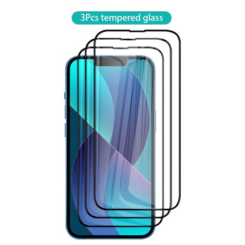 HD Clear Tempered Glass Screen Film For iPhone 15 14 13 Pro Max 12 11 XS 16 7 8 - Picture 19 of 20