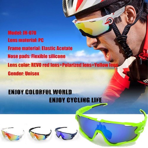 Hot Cycling Goggles Outdoor Glasses Sports Sunglasses Bicycle Three Lens UV400