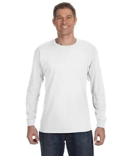 Jerzees Adult DRI-POWER ACTIVE Long Sleeve Stylish T Shirt Casual T-Shirt 29L