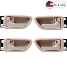 4pcs Inside Interior Door Handle Front + Rear Set for Toyota Sequoia 2001-2007
