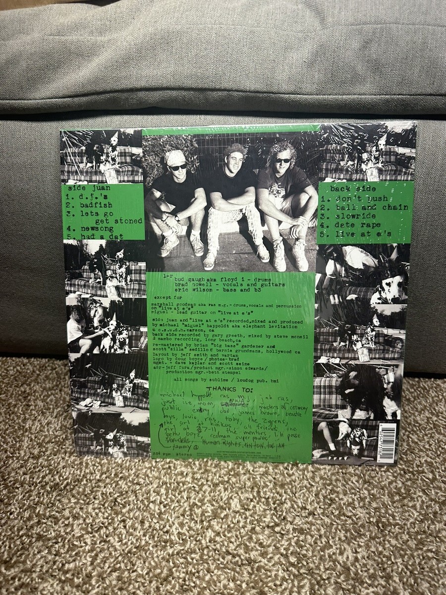 SUBLIME - JAH WON'T PAY THE BILLS VINYL RECORD STORE DAY EDITION