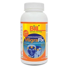 Bill Natural Sources MigraFLX Migraines Reduce Severity Antipyretic 120 pcs NEW