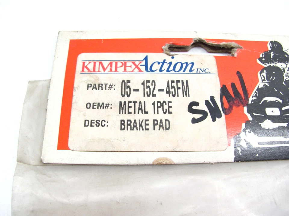KIMPEX NOS SNOWMOBILE BRAKE PAD YAMAHA VMAX 500 600 750 800 05-152-45FM - Image 3 of 3