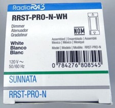 Lutron RRST-PRO-N-WH Sunnata PRO LED RF RA3 D...