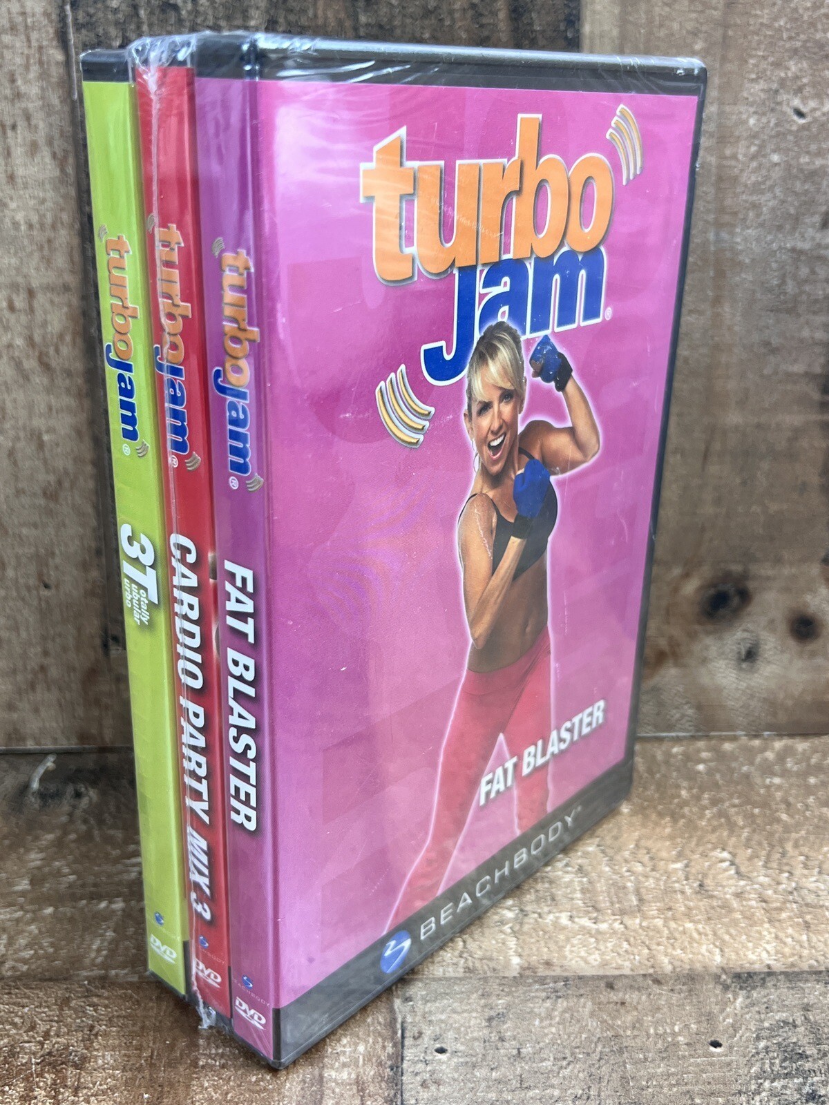Turbo Jam BeachBody 3 DVD Set New Sealed Fat Blaster Cardio Party 3