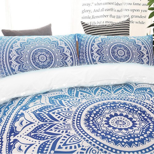Mandala Duvet Doona Quilt Cover Set Single Double Queen Super King Size Bed New - Picture 10 of 20