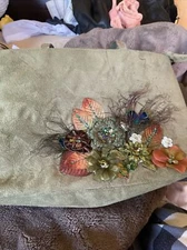 Capelli Green Suede Vintage Purse