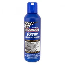 FINISH LINE BIKE BICYCLE CLEANER 1-STEP METRO CHAIN CLEAN / LUBE 8oz SPRAY