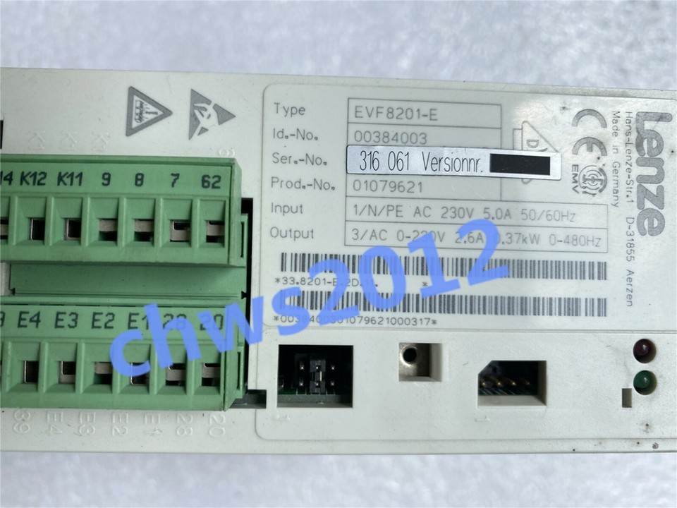 Variateur De Fréquence Lenze EVF8201-E D'occasion - Entièrement Fonctionnel, Quelques Traces D'usage