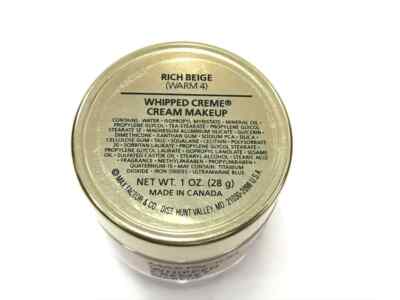 Max Factor Whipped Creme Cream Makeup 1.0 oz 28 g * Rich Beige (Warm 4) *