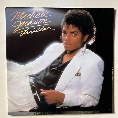 MICHAEL JACKSON, THRILLER. RARE. FIRST ISSUE QE38112. MJ No