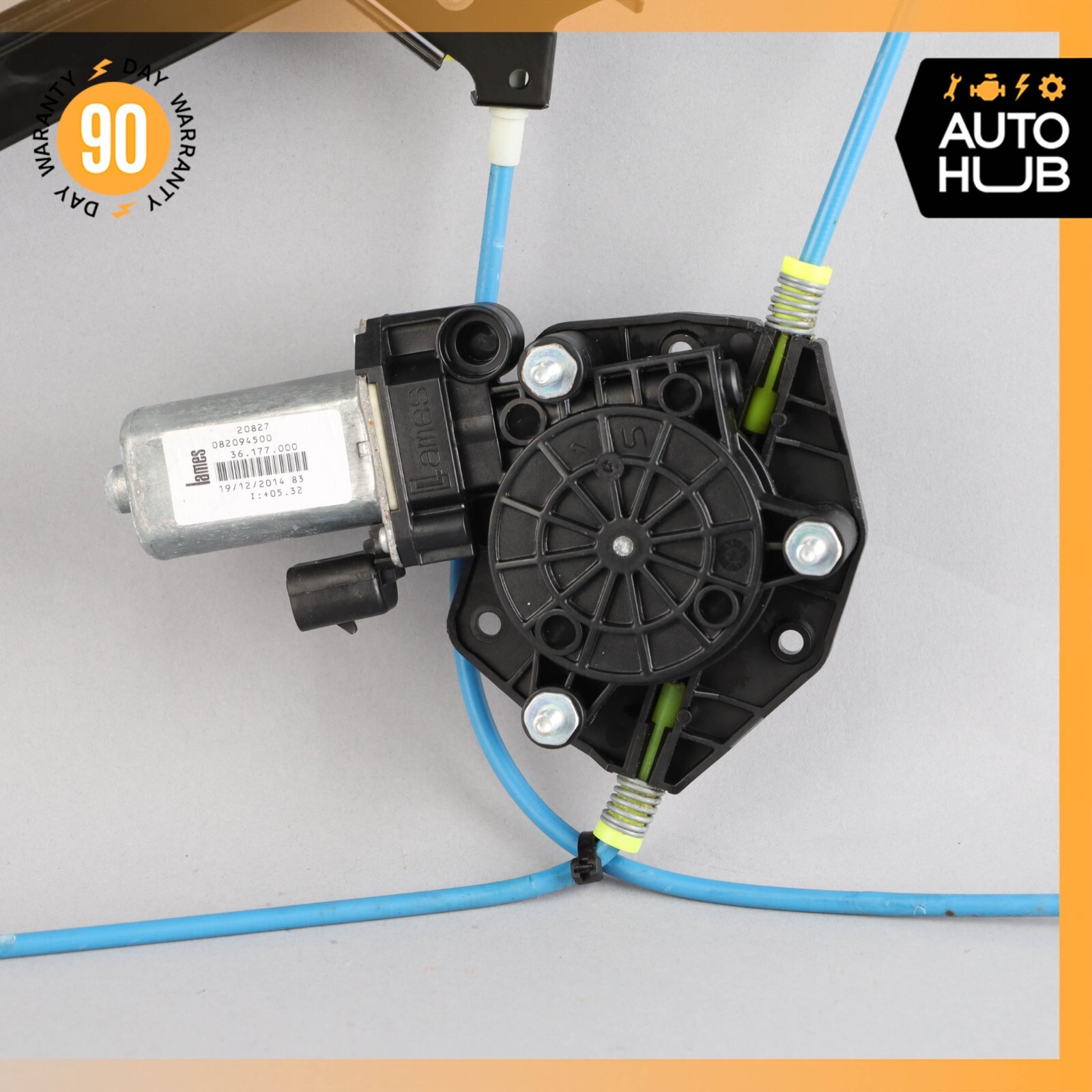 10-19 Maserati GranTurismo M145 Window Regulator Motor Front Right Side OEM 17k