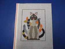WSD Handpainted Needlepoint Canvas Cat O  Nine Tails