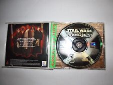 Star Wars Episode I Jedi Power Battles GH PS1 PlayStation 1 Game, Case, Manual