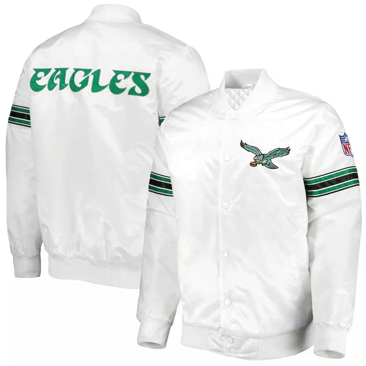 Eagles starter deals jacket white