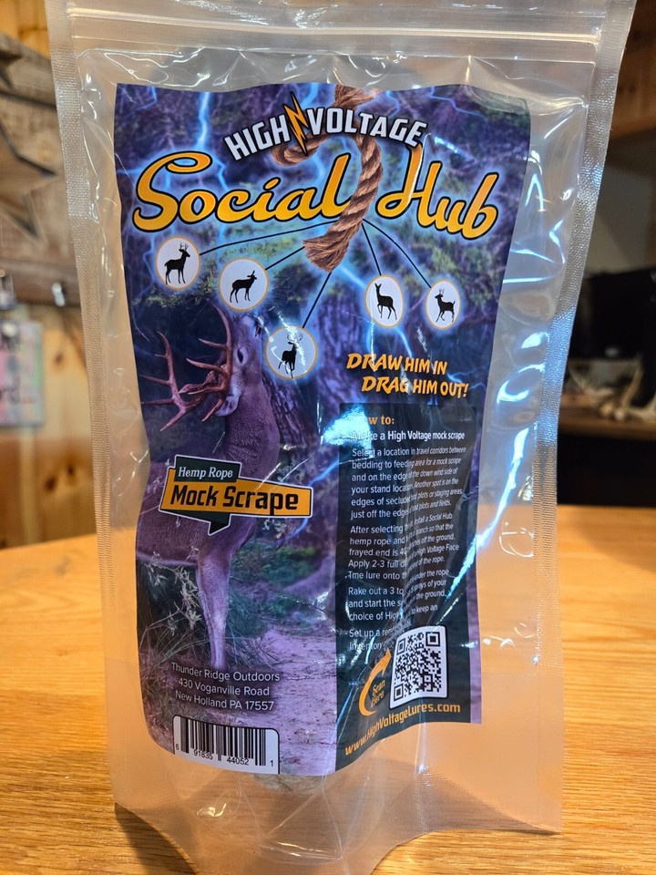 Deer mock scrape hemp rope, scent rope scrape. mock scrape, licking branch eBay