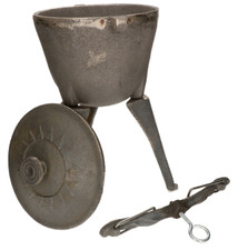 KOTARBAU® Gusseisenkessel 5L Massiver Kessel für Feuerstellen mit Dichtem Deckel