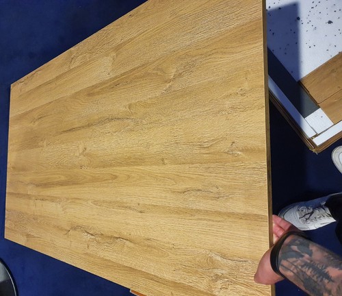 HELA ESSTISCH KATRIN Breite 140 Cm Alteiche anthrazit EBay